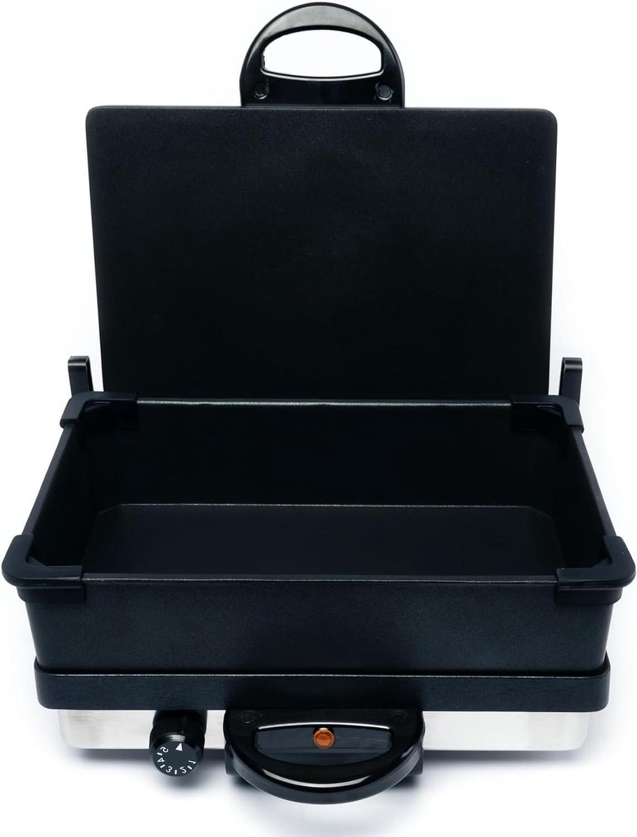 Elektrische Contactgrill - Multifunctionele Pan - Veelzijdig Koken - Inclusief Braadpan - 2000 Watt - Zilver