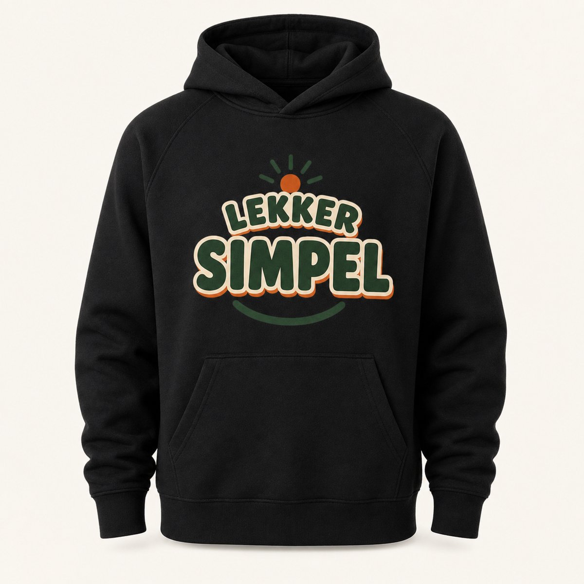 Dames Truien Lange Mouw - Trui Dames - Zwart - Lekker Simpel Print - Maat S