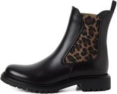 Tamaris 1-25427-41 - Chelsea-laarzen voor dames - 090-Black-Leopard