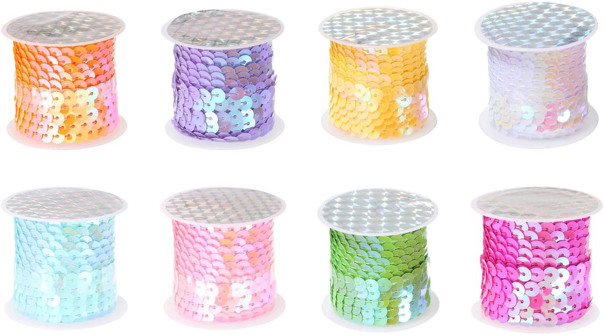 Pailletten strepen 6 mm laser pailletten stof pailletten driehoekige pailletten gesneden voor knutselen pailletten franjes naaien 8 kleuren