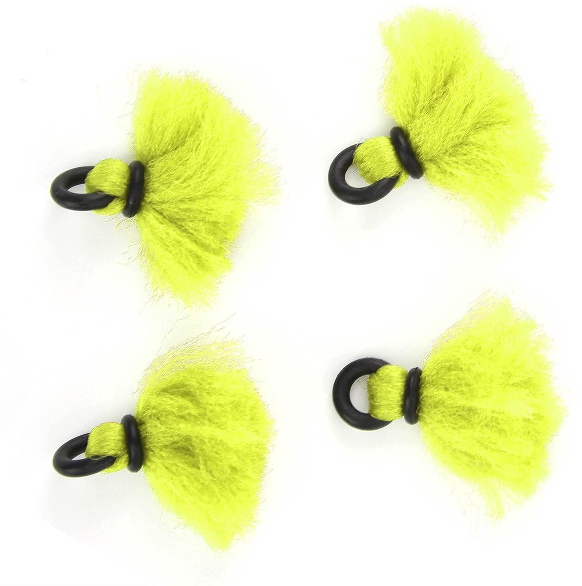 garen, 4 stuks 33 mm/1,3 inch garen staking indicatoren vliegen droog vissen drijvend garen staking indicatoren drift haak positionering drijvers dobbers voor vers zout water