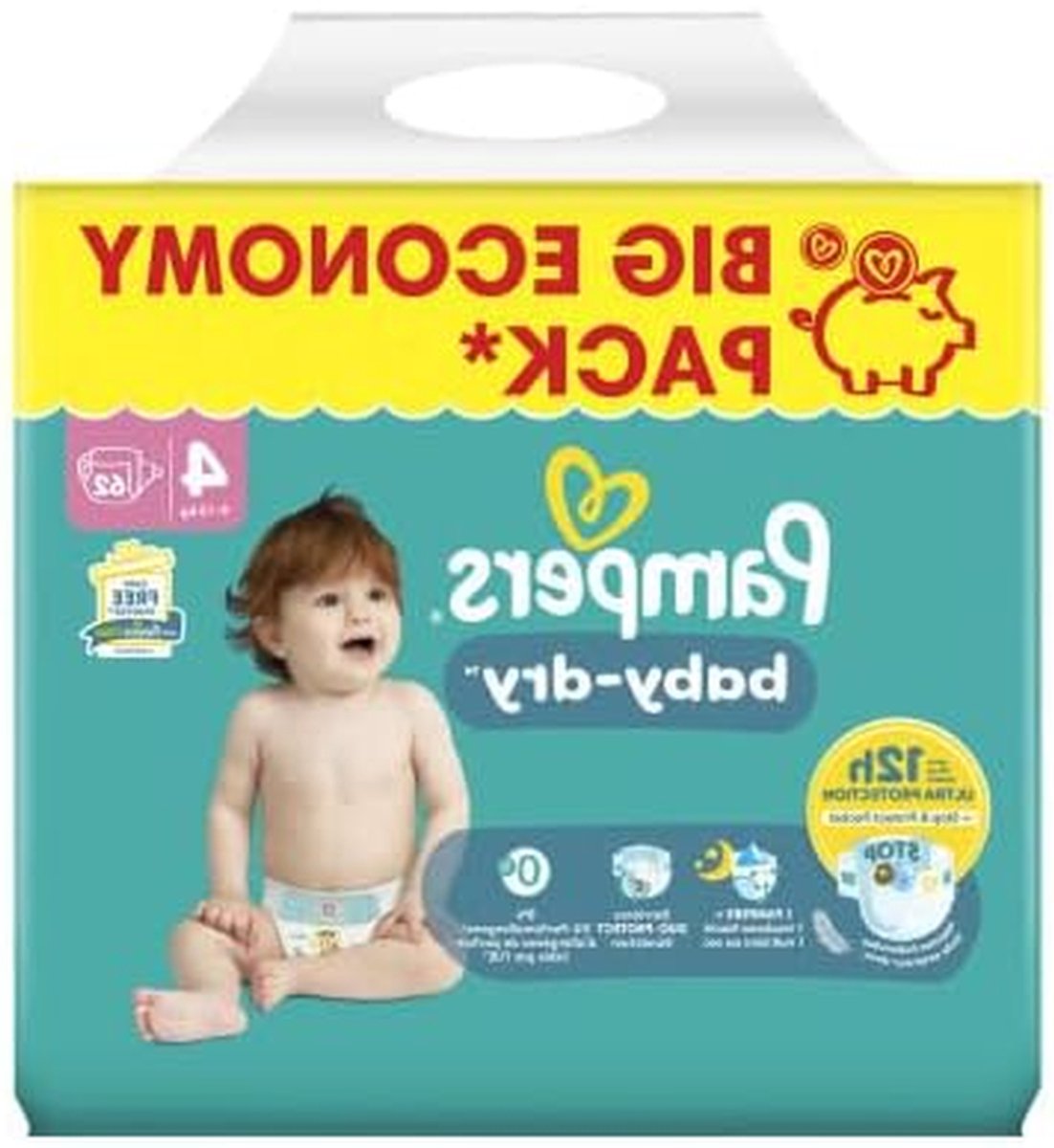Baby Luiers - Kruipbroekjes - Droog Blijven - Ademend Materiaal - Maat 4 - Wit