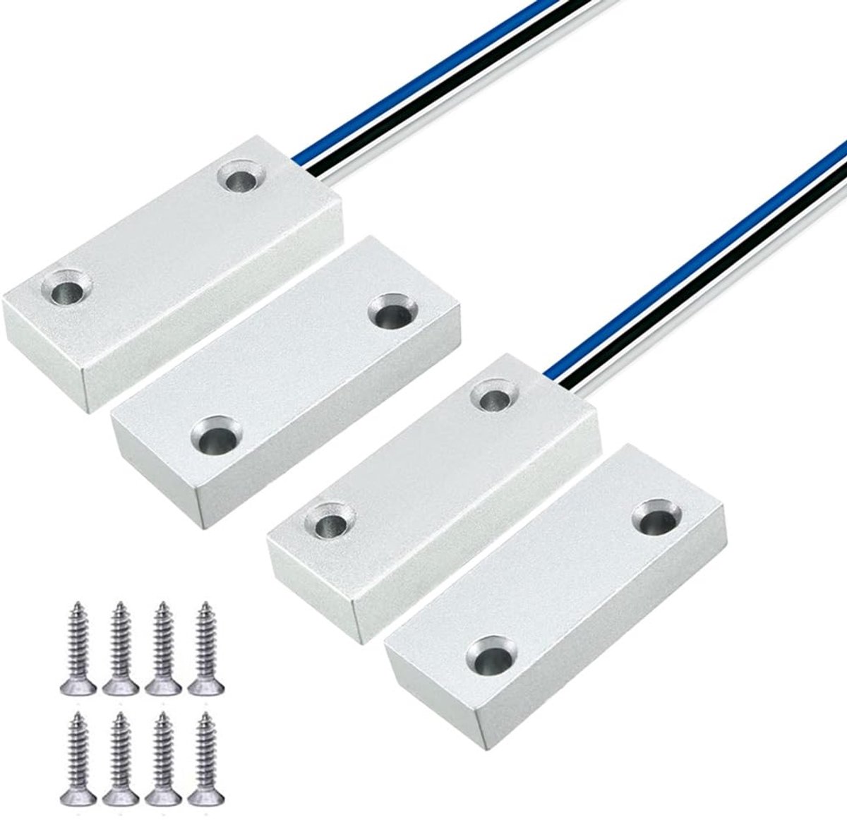 GUUZI 3 Wires for N.O./N.C. Roller Door Contact Magnetic Reed Switch Alarm Applications MC-52 - ShopVlot