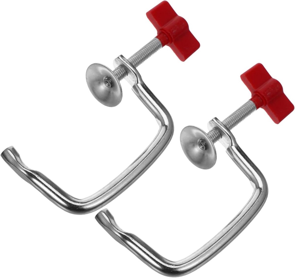 Pastamachine Handgreep - Noedelmaker Clip - Pasta Maken - Universele Pasvorm - 15.5 cm - Rood