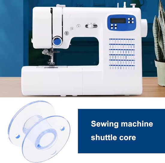 20 stuks 11,5 mm (7/16 inch) naaimachine klossen compatibel met Brother naaimachine en andere thuis naaien borduurmachines onderdeelnummer XA5539-151 — afbeelding 2