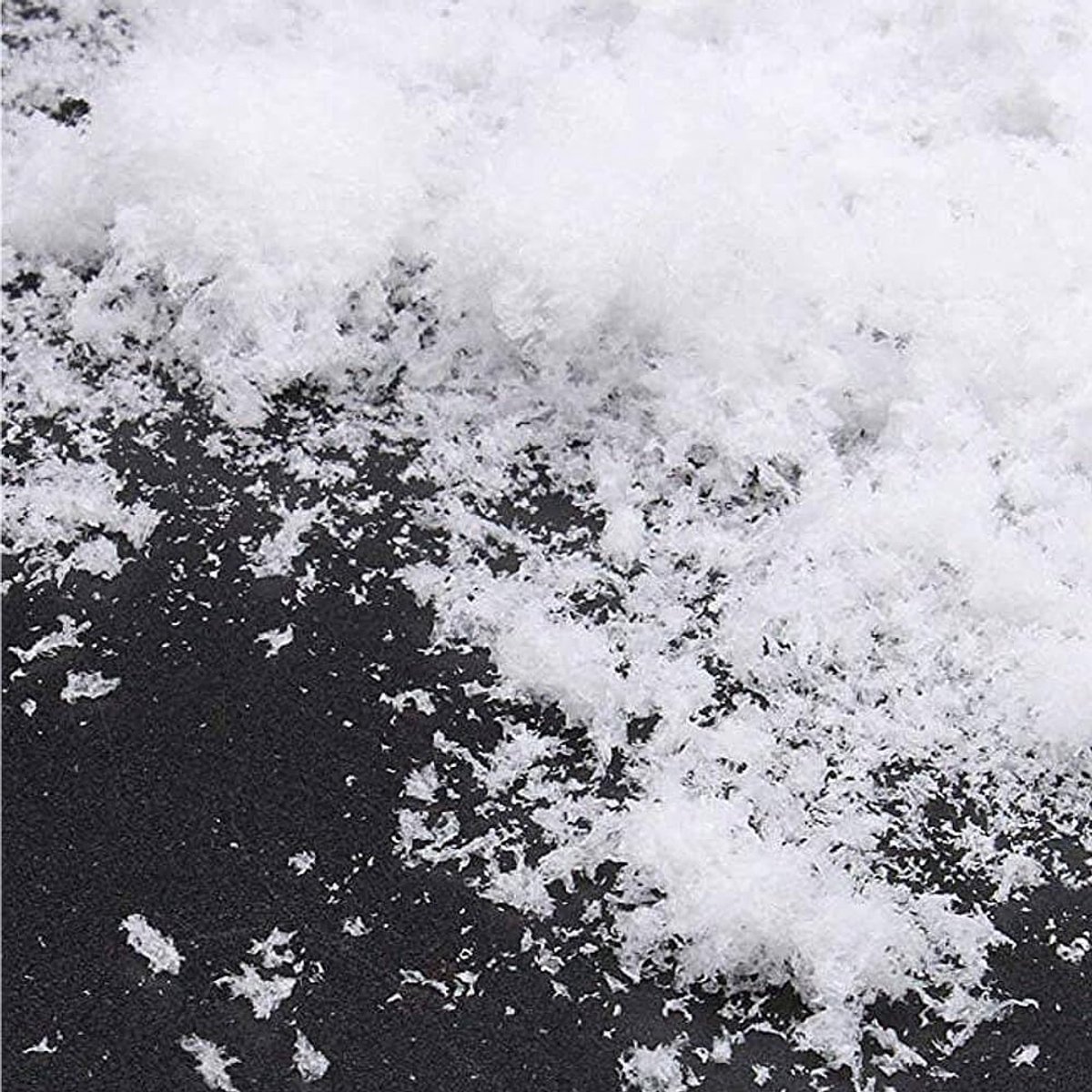 Kunstsneeuw om te versieren knutselen 1 liter ijskristallen Kerstmis sneeuwvlokken met glitter voor het bestuiven van kunstsneeuw Kerstversiering