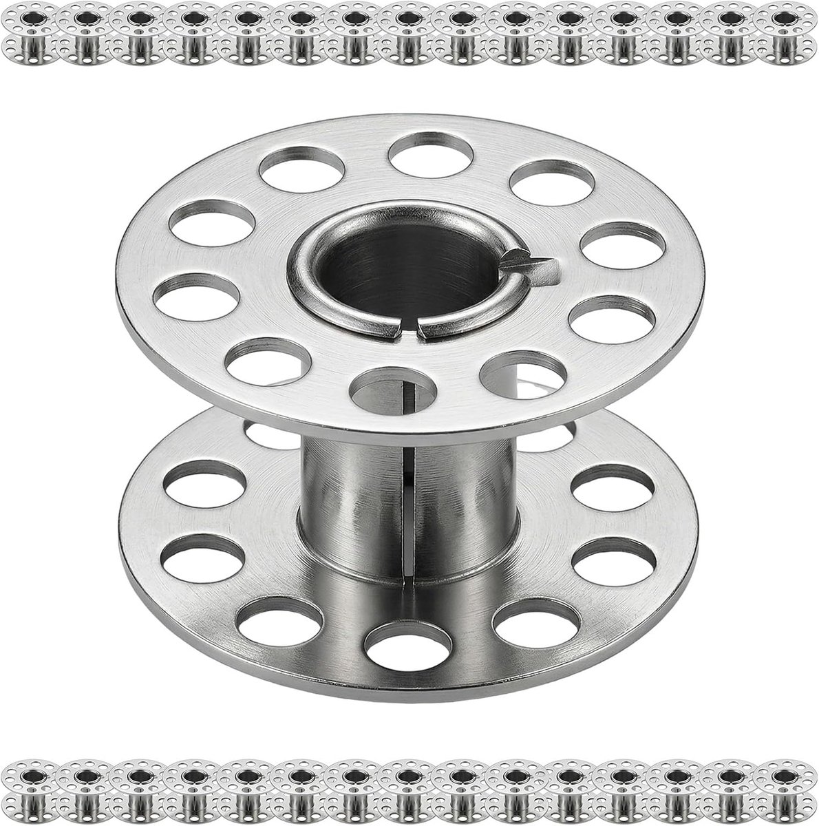 Spoelen naaimachine onderdraad spoelen metalen spoelen metalen naaimachine spoelen metalen spoelen voor naaimachines in standaardformaat voor naaien, borduurwerk, patchwork en