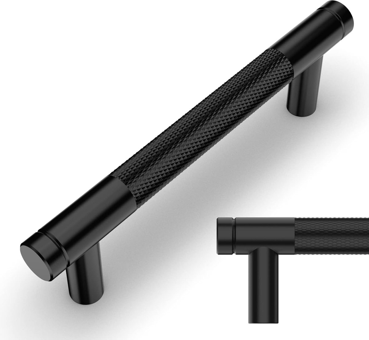 Handgrepen voor keukenmeubels, gatafstand 96 mm, zwart, handgrepen voor keukenkasten, meubels, 10 stuks, UK0040