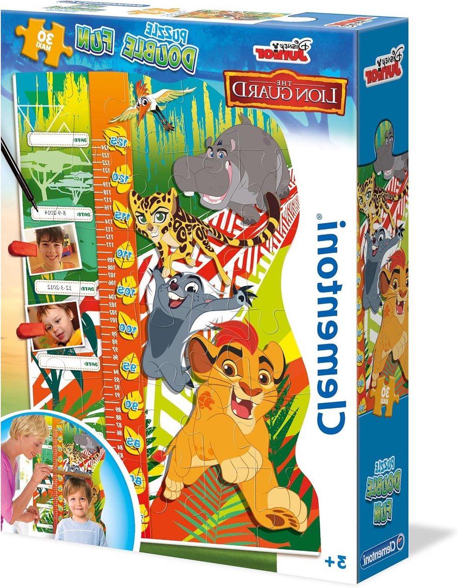 Kartonnen Puzzel - Muurpuzzel - Groei Meten - Dubbele Fun Puzzel - Niet Gespecificeerd - Meerdere Kleuren