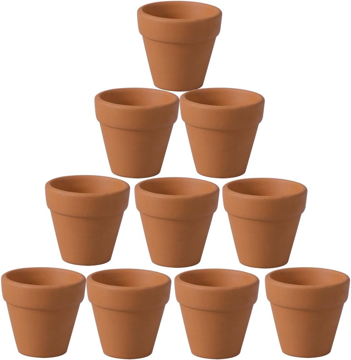 Mini terracotta pot keramische planter cactus bloempotten vetplantjes kleuterschool potten (4.5x4cm)