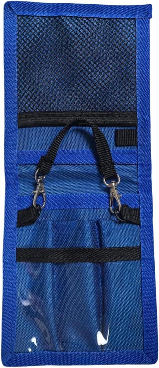 Heuptas Verpleegkundige - Taille Organizer - Zorg Organiseren - Meerdere Compartimenten - 26x12 cm - Blauw