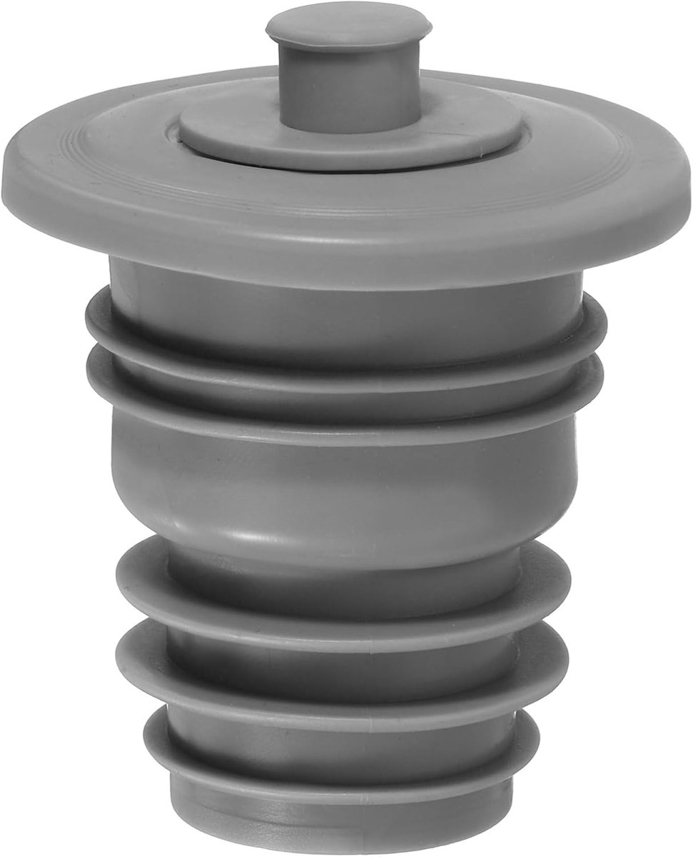 Afdichtring afvoerstop ring afdichting siliconen wasmachine afvoer vloer geurbescherming afdekking afvoerpijp afvoerpijp afvoer PVC 35-40 mm grijs