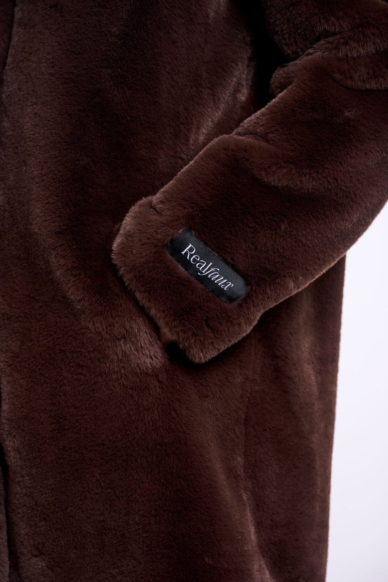 Rino & Pelle Jassen - Nonna coat - Coffee roast