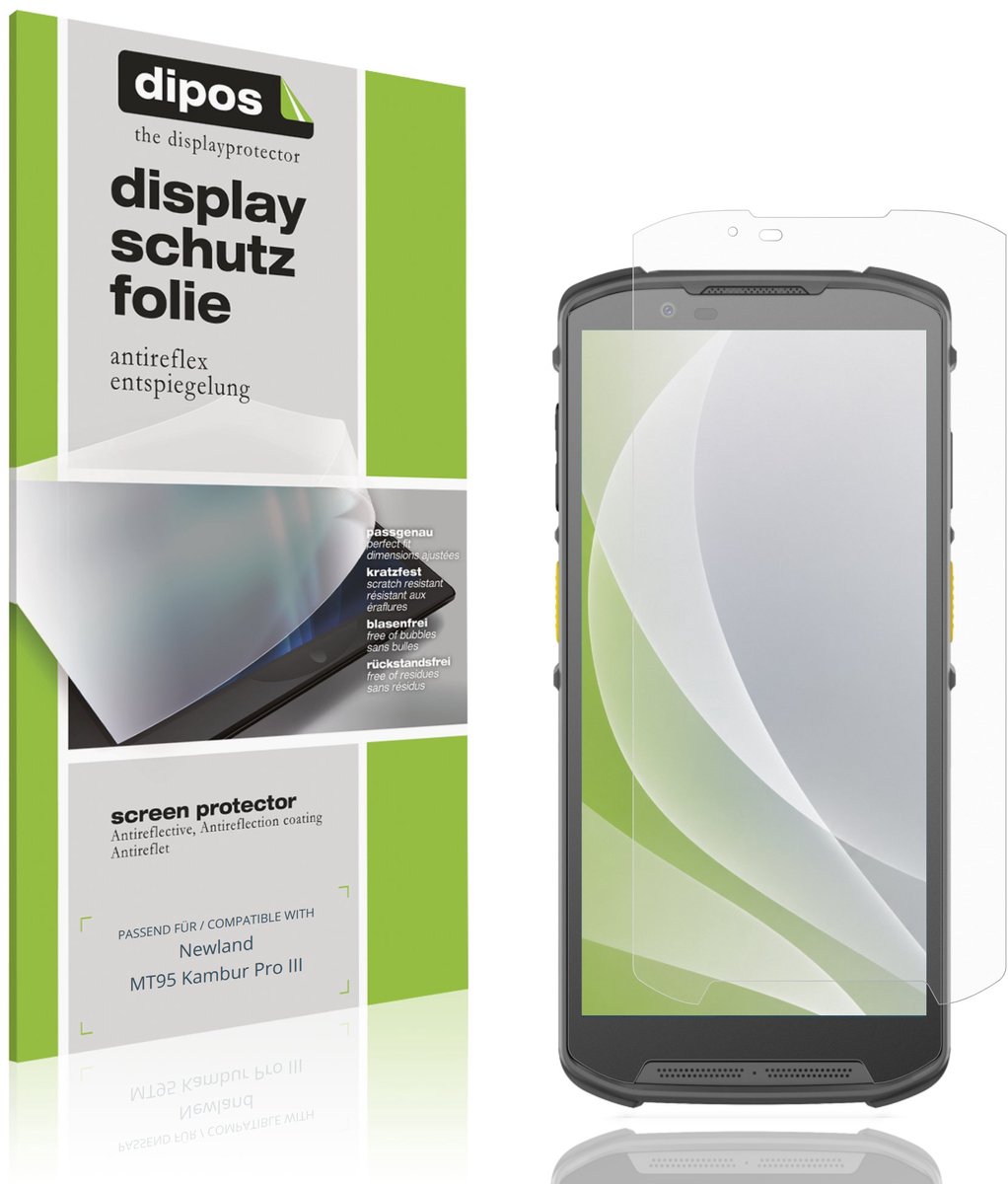 dipos – 4x Matte Beschermfolie geschikt voor Newland MT95 Kambur Pro III | Krasbestendige & antireflecterende Screenprotector Ultra-Thin