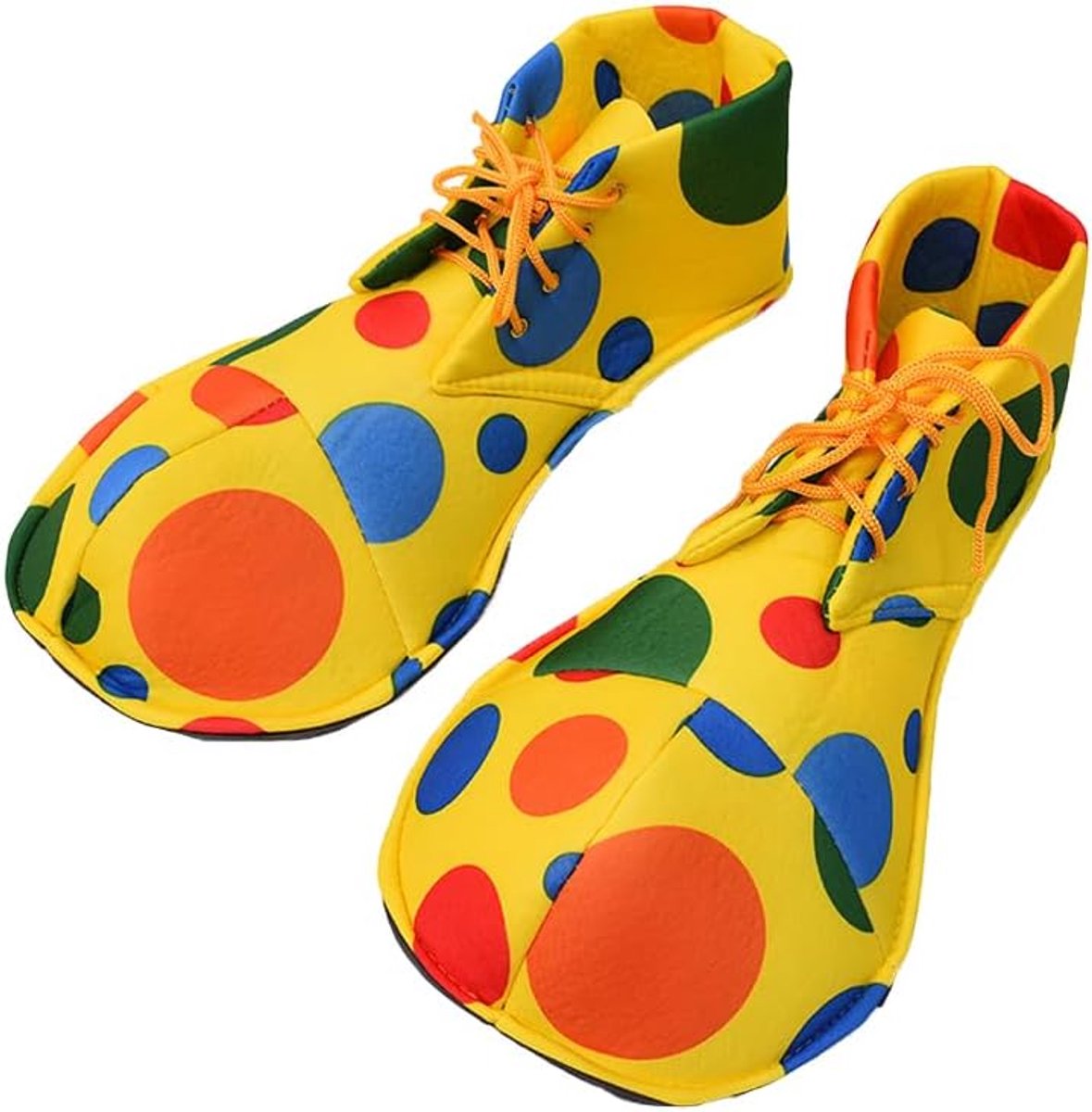 Clownschoenen clownskostuumaccessoires, grote regenboog-clownschoenen voor clownskostuumaccessoires voor Halloween-feesten, accessoires voor cosplay-kostuums