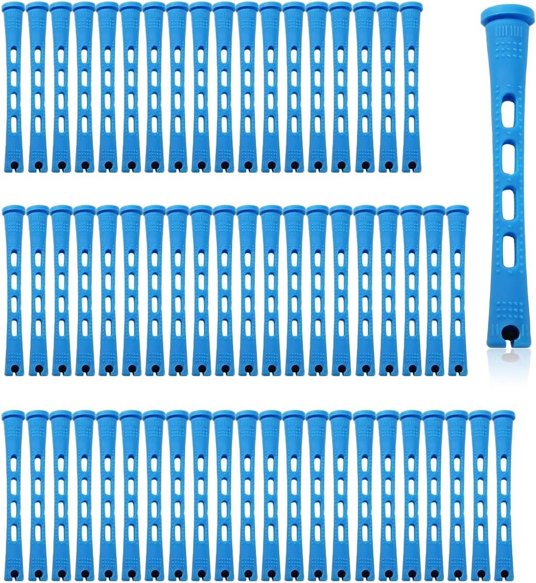60 Stuks Permanent Staven Perm Kit Permanente Haarstaven voor Lang en Kort Haar, Klein Formaat 0,35 inch Haar Perm Staven Koude Golf Staven voor DIY Natuurlijke Kapsels
