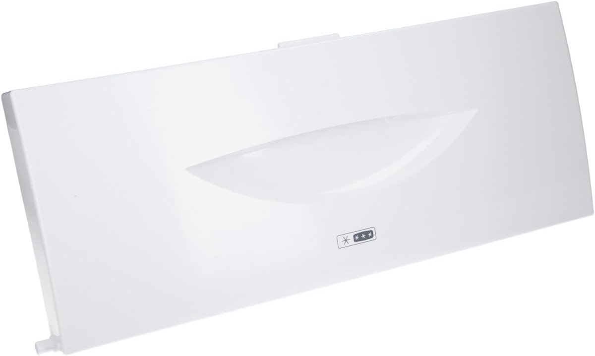 - Deur vriesvak, klep vriesvak compatibel met koelkast Bauknecht, Indesit C00374091, Ignis, onderdeelnummer 481241619514 en 481241619711