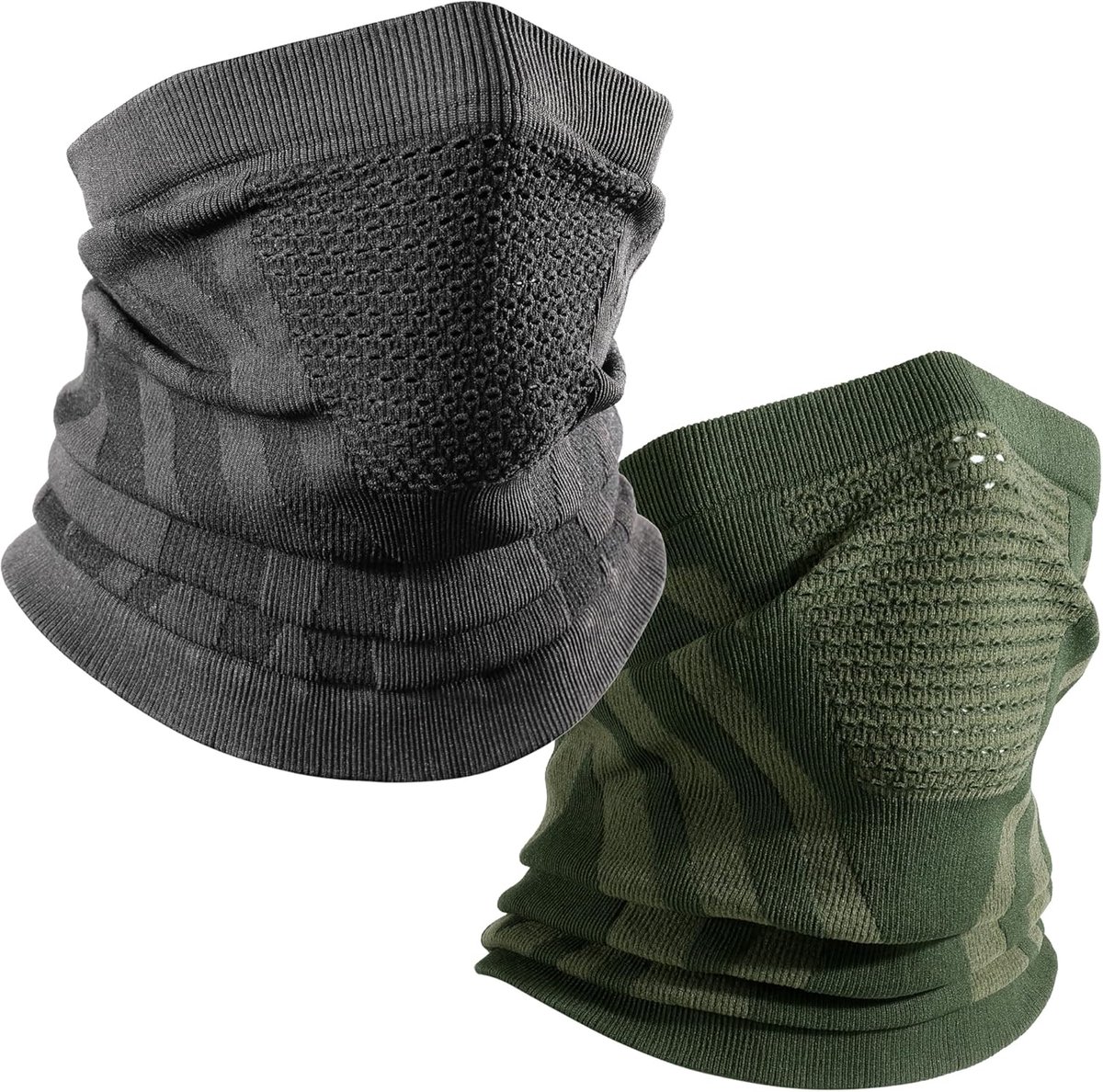 Slangsjaal, winterhalswarmer, warm, winddicht, skimasker, colsjaal, bivakmuts voor hardlopen, wielrennen, heren, dames, motorfiets, fiets