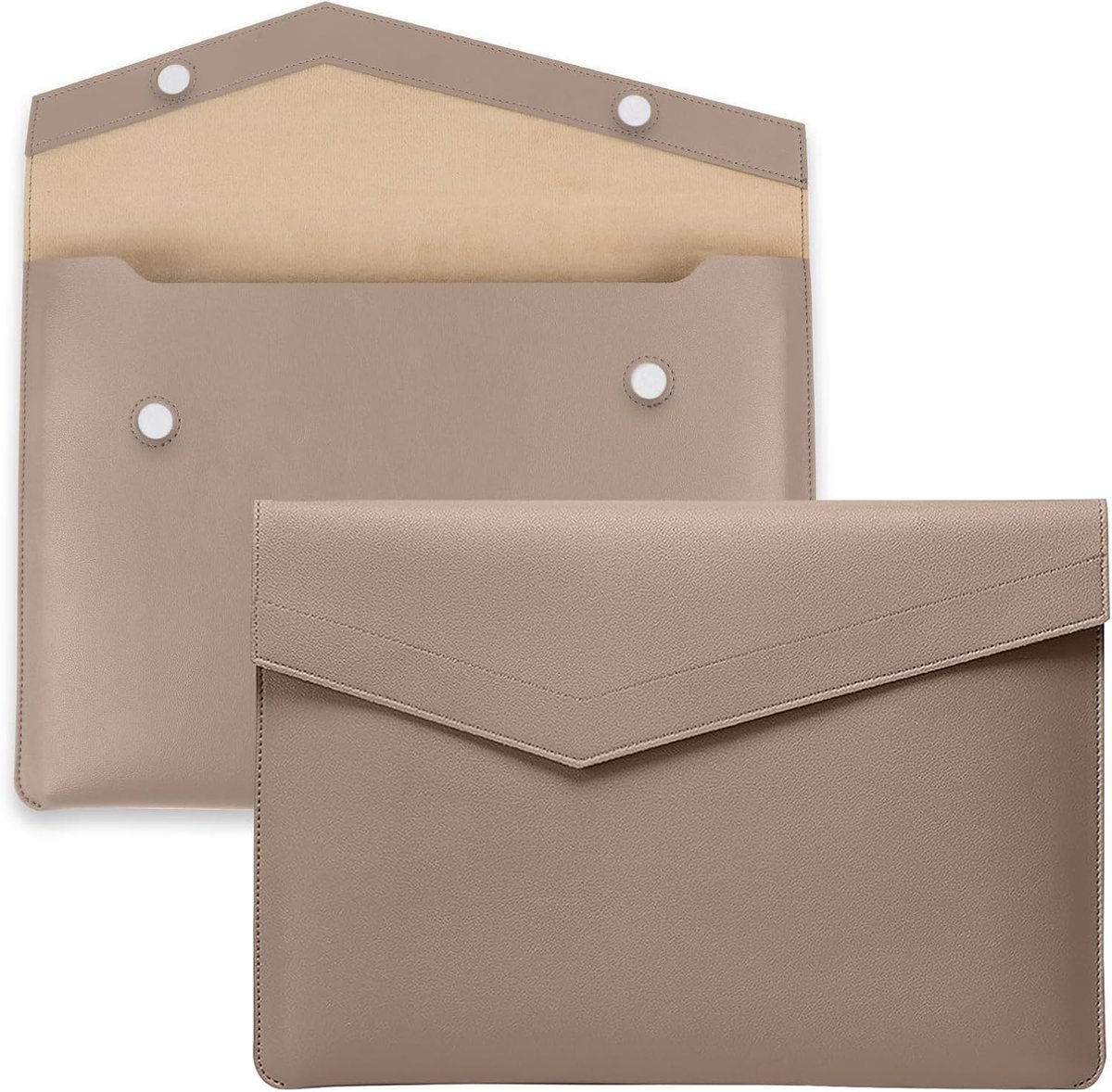 Laptoptas hoes voor 11/11,6/12/13/13,3/14/15,6/16 inch laptophoes, laptophoes voor MacBook/HP/Dell/Acer/Lenovo/Asus/Microsoft Surface Laptop Notebook [11-16 Inch], Bruin, 11-16 inch