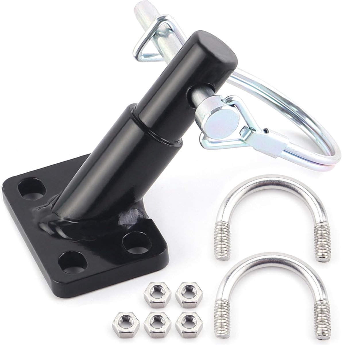 2025 Upgraded Bike Trailer Hitch Coupler Attachment voor Schwinn & Instep Bike Trailer Onderdelen, Fiets Trailer Adapter voor Kinderen & Hond Bike Cargo Trailers Connector Accessoires, Remolque para