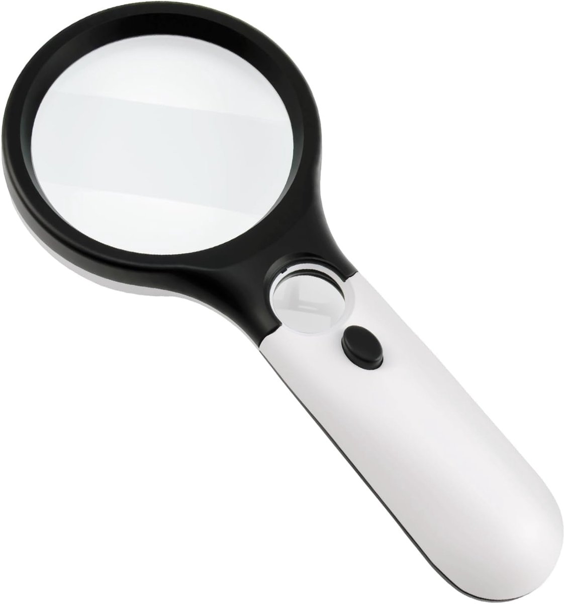 Vergrootglas met licht, professioneel vergrootglas met 3 leds, om te lezen, geschikt voor kinderen en volwassenen, hoge helderheid voor nauwkeurige details