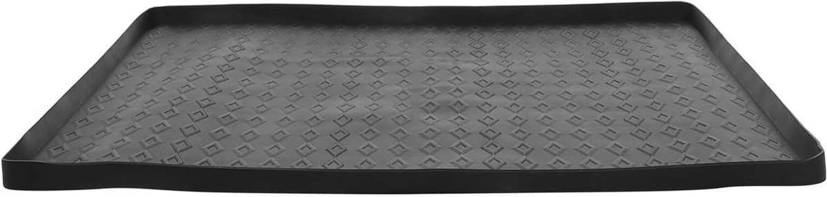 Wasmachine Beschermmat - Apparaat Onderlegger - Vloer Beschermen - Waterdicht Antislip Ontwerp - 60 x 60 cm - Zwart