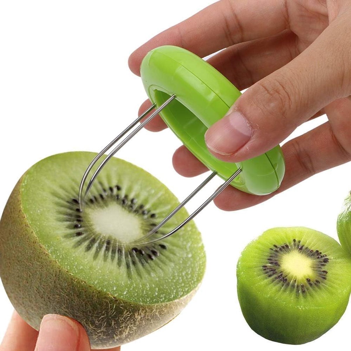 3-in-1 fruitschiller, professionele set – schilmes met kernuitsteker en spiraalsnijder voor kiwi's, appels en groenten (roestvrij staal, ergonomische handgreep, keukenhulp om te sc