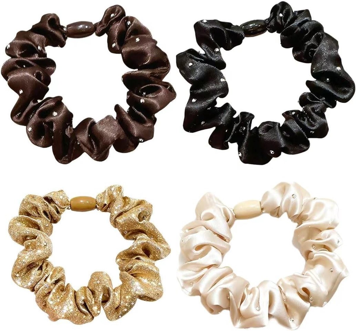 Elegante haarbanden set van 4 voor vrouwen, lichtgewicht en duurzaam, ideaal voor alle haartypes en als cadeau voor vrienden en zussen