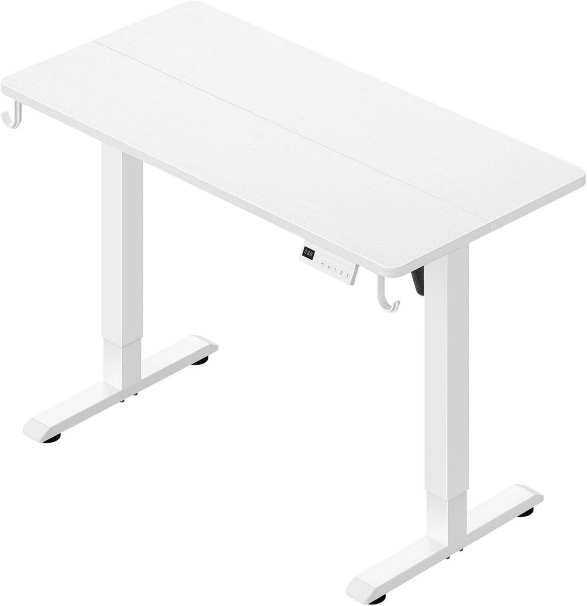 SureDeal® - In - Hoogte verstelbaar bureau - Geheugenfunctie - 100x48x72 cm - Wit