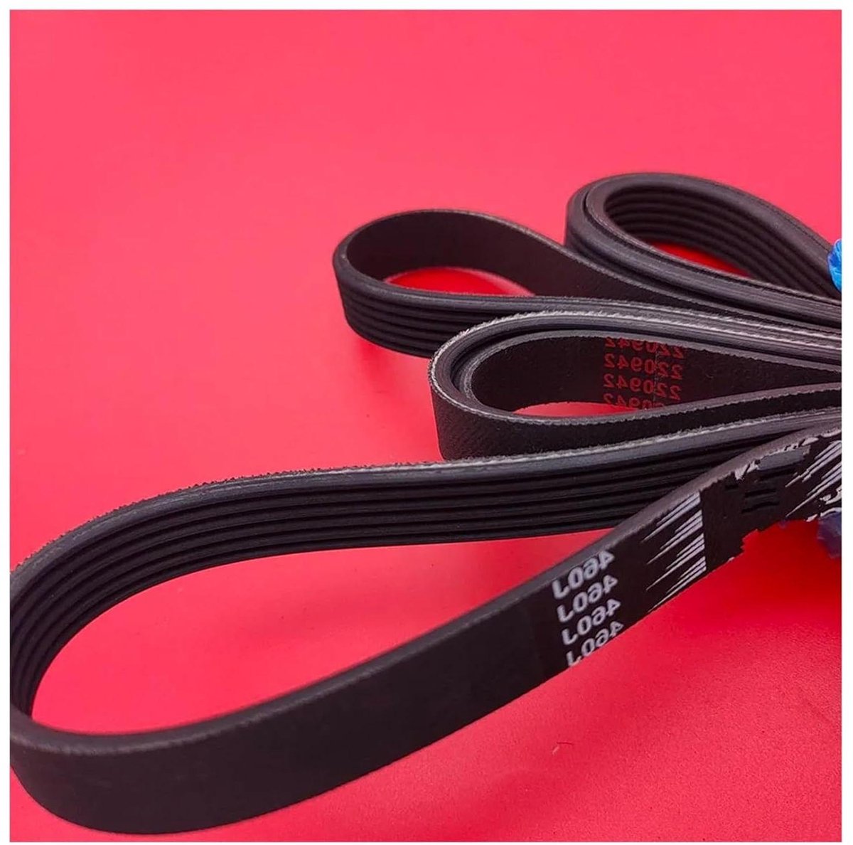 Aandrijfriem - Loopband riem - Motorfiets aandrijving - 6 Ribben Rubber - PJ1168 - Zwart