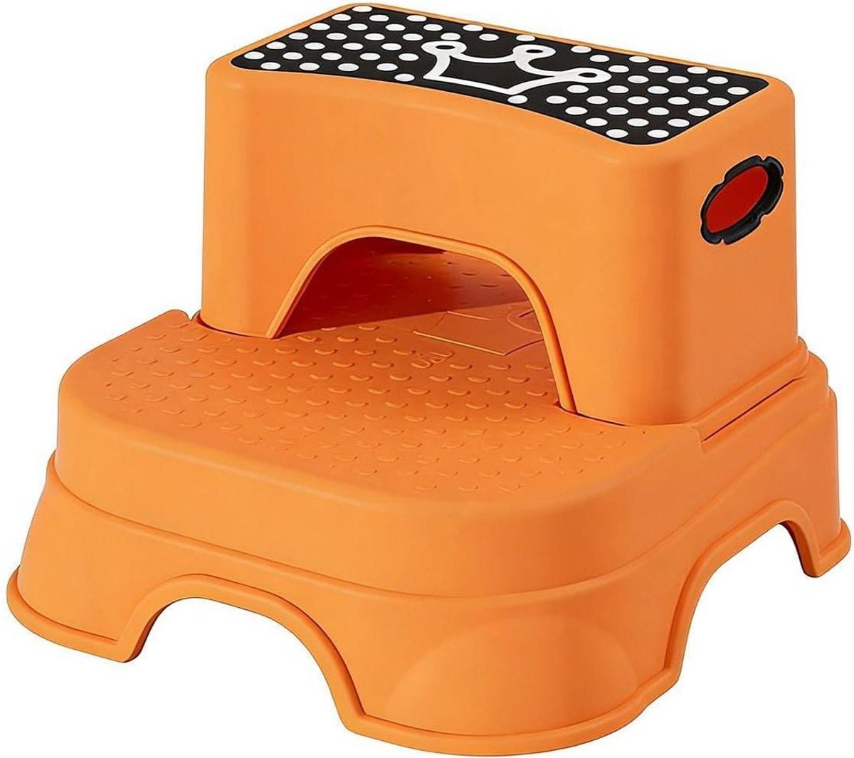 Opstapje Voor Kinderen - Hulpkruk - Zelfstandig Werken - Stevig Antislip Ontwerp - 38x26x26 cm - Meerdere Kleuren