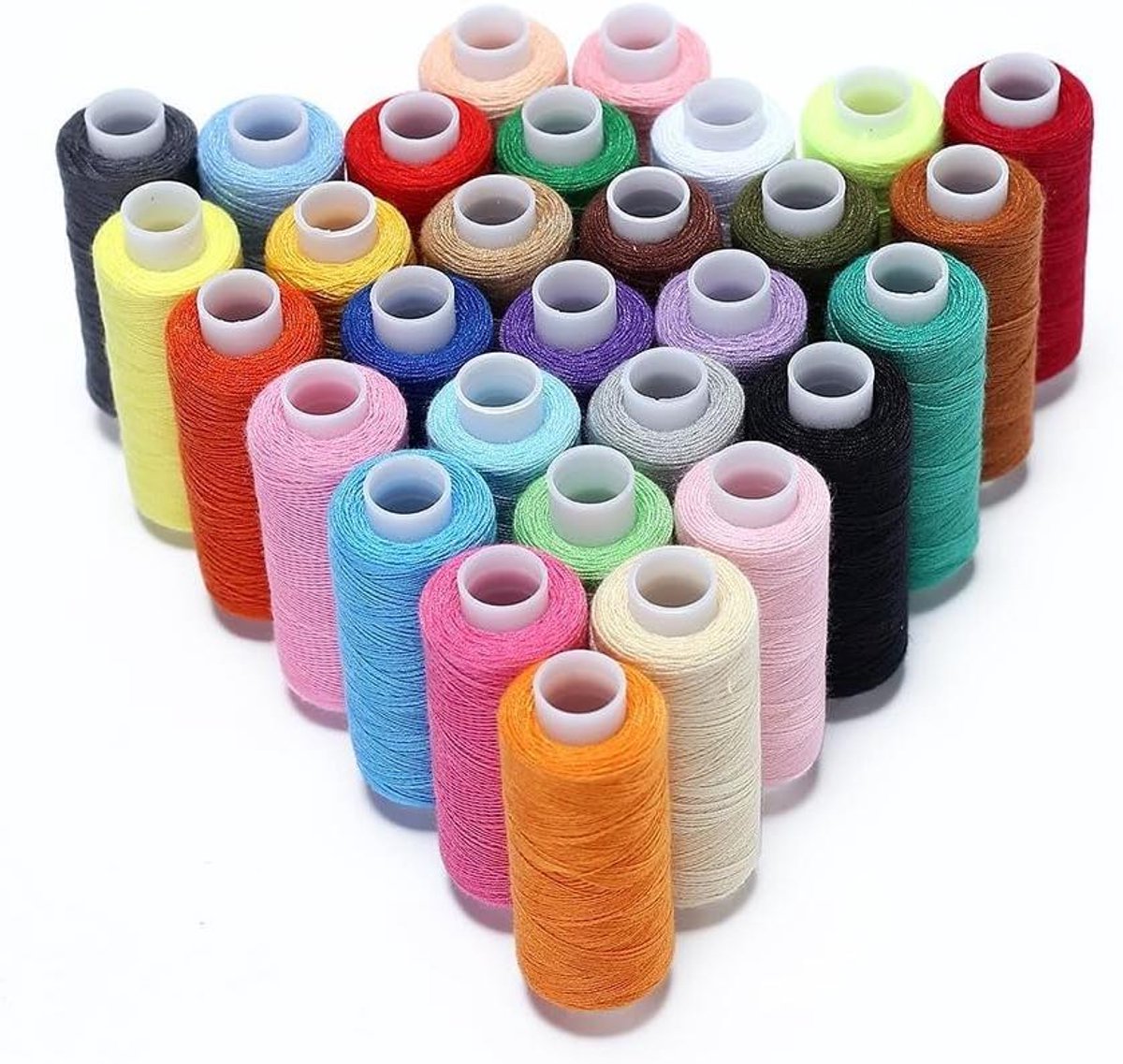 Naaidraad Spoelen - Garen Set - Kleding Repareren - Sterk Polyester Garen - 30 Kleuren 250 Yards - Multicolor