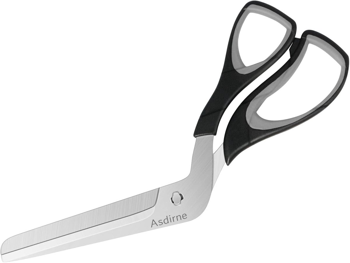 SnelShoppen - Pizza Schaar, Multifunctionele Keuken Scharen met Rvs Snijblad, Ergonomische Handgreep, 27 cm, Zwart - Ideaal voor Thuis, Feest en Campi