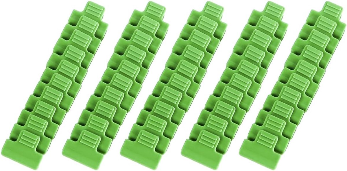 SnelShoppen - 50PCS Kweekhuis Klemmen 11mm Tuin Hoepel Clips Groene Folie Bedekkingen Netten Tunnel Hoepel Clip Planten Clip Frame Schaduw Net Stang C