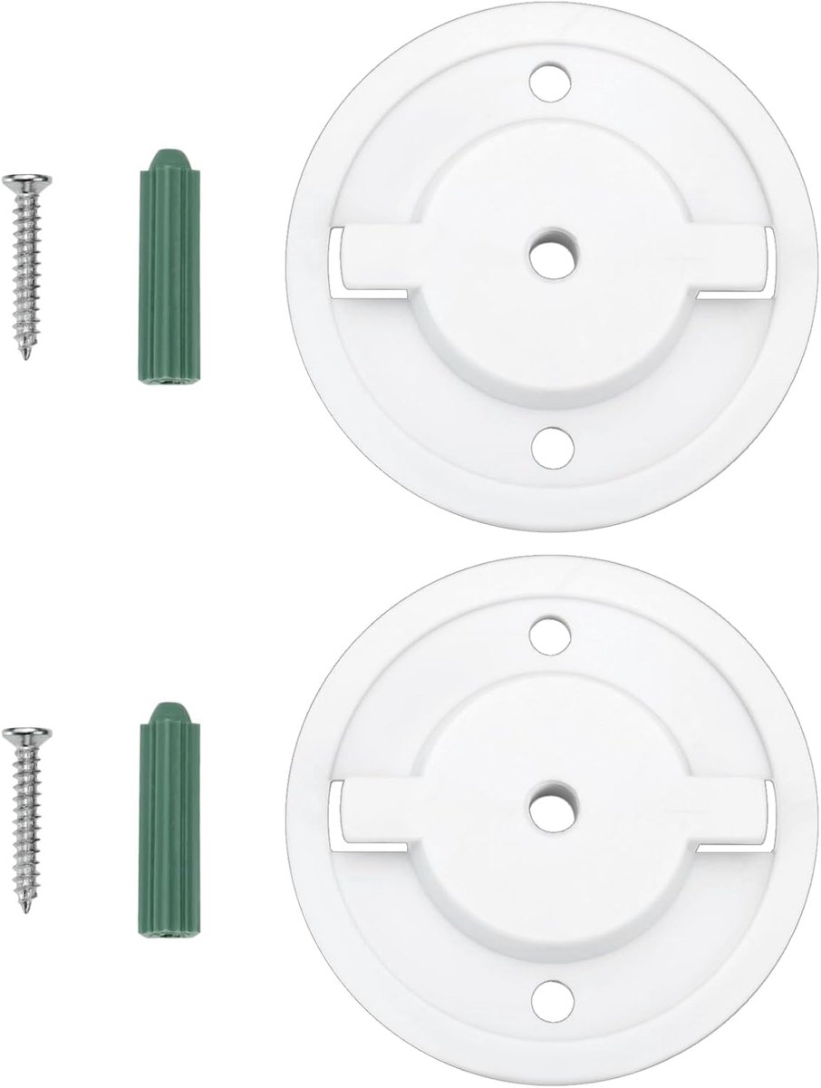 SnelShoppen - Smart Camera Wandmontagebasis 2 Set TL70 Accessoires Geschikt voor Tapo C200 en TP-Link C210 Wit 55cm met Schroeven