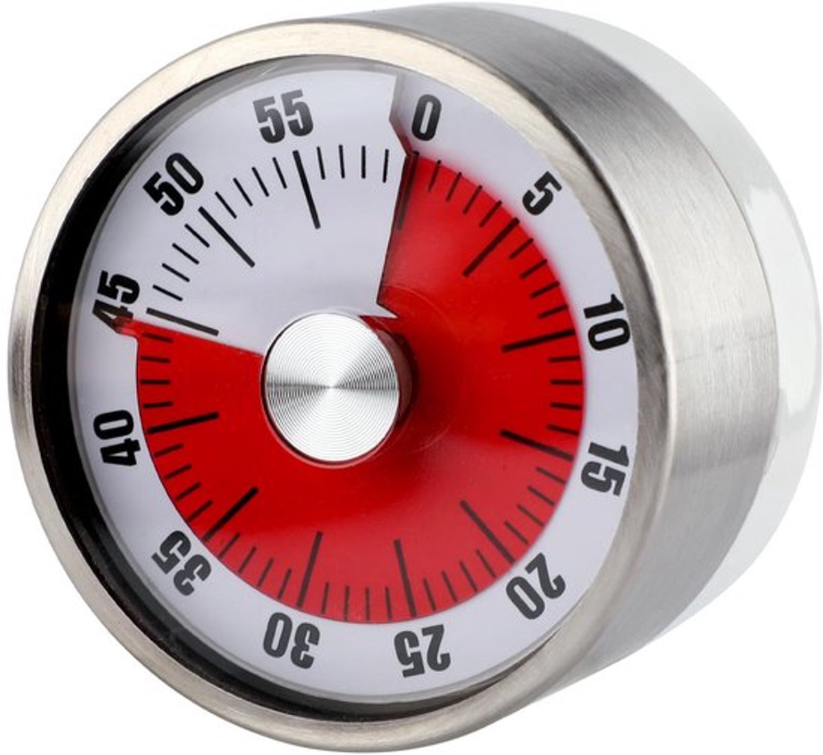 Keukentimer voor koken, opwindbare timer, magnetische standaard, handmatige aftelklok, geen batterijen nodig voor thuis, keuken, klaslokaal, studeerkamer, kantoorgebruik
