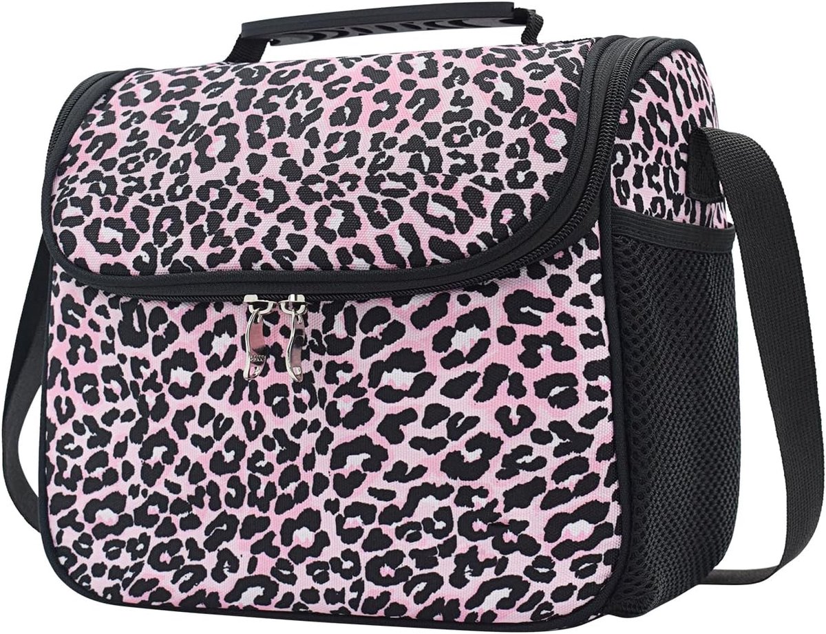 SnelShoppen - 8L Insulated Cooler Bag voor Mannen en Vrouwen, Vouwbare Thermische Lunchtas, Schattige Draagbare Koeltas voor Werk, School, Picknick en