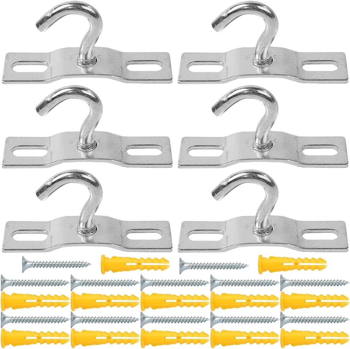 Plafond Haken - Kroonluchter Haken - Zware Decoratie Ophangen - Roestbestendige Metaal - 6