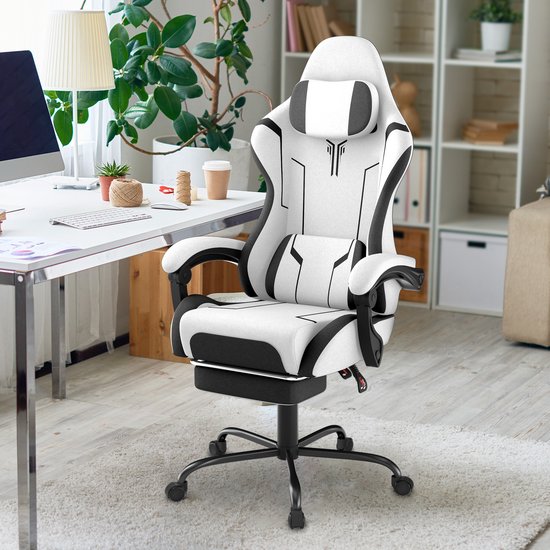 Solidchoice - Gaming Stoel met Massagefunctie en Voetsteun van Solidchoice — afbeelding 3