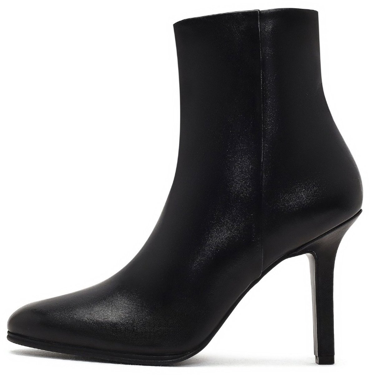 DERIMOD Heeled Ankle Boots Leather Heeled Ankle Boots