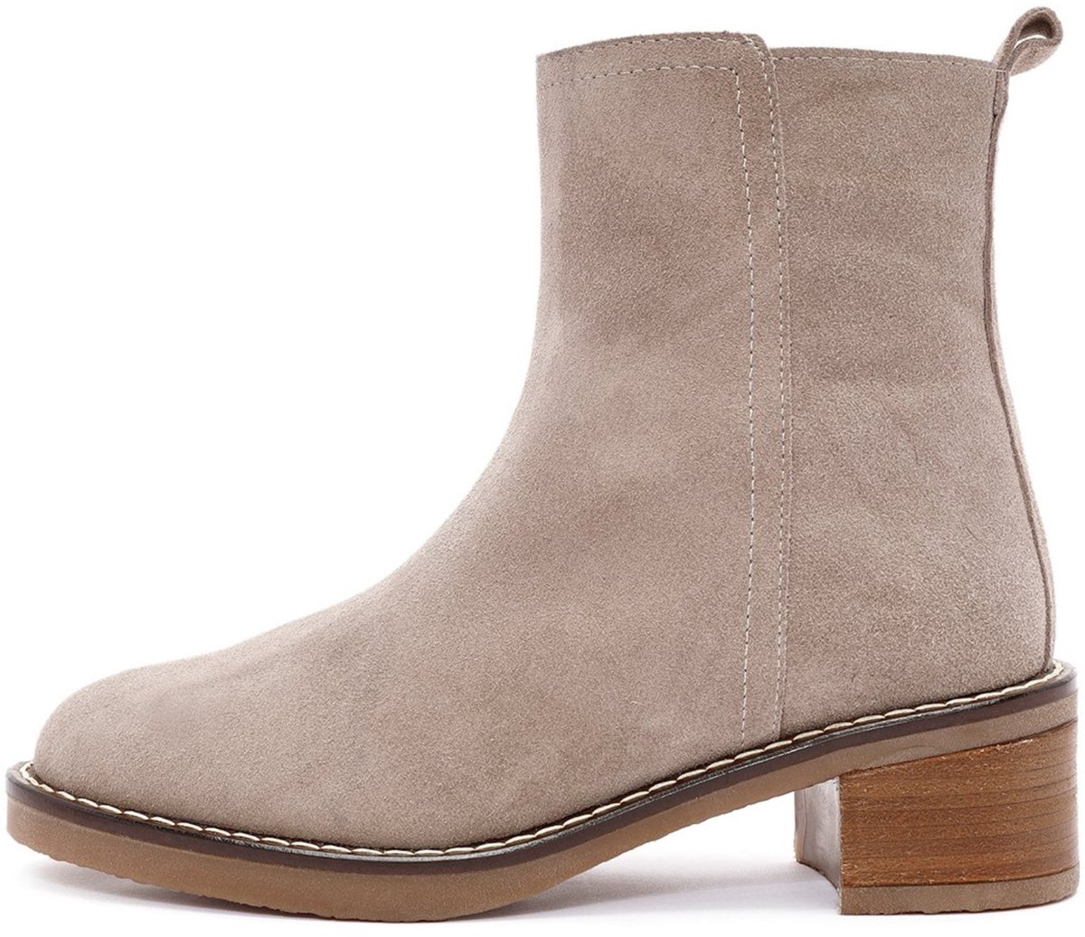 DERIMOD Chelsea Boots Suede Leather Chelsea Boots