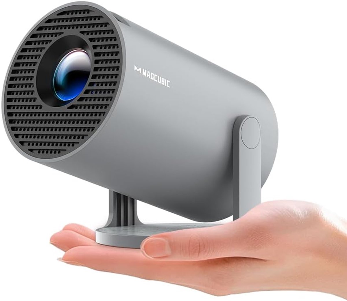 SnelShoppen - Mini-beamer 4K ondersteund | Smart Projector met 5G WiFi 6 en BT 5.4 | Full HD 1080P Mini-projector | 200ANSI 8000L | Auto horizontale t