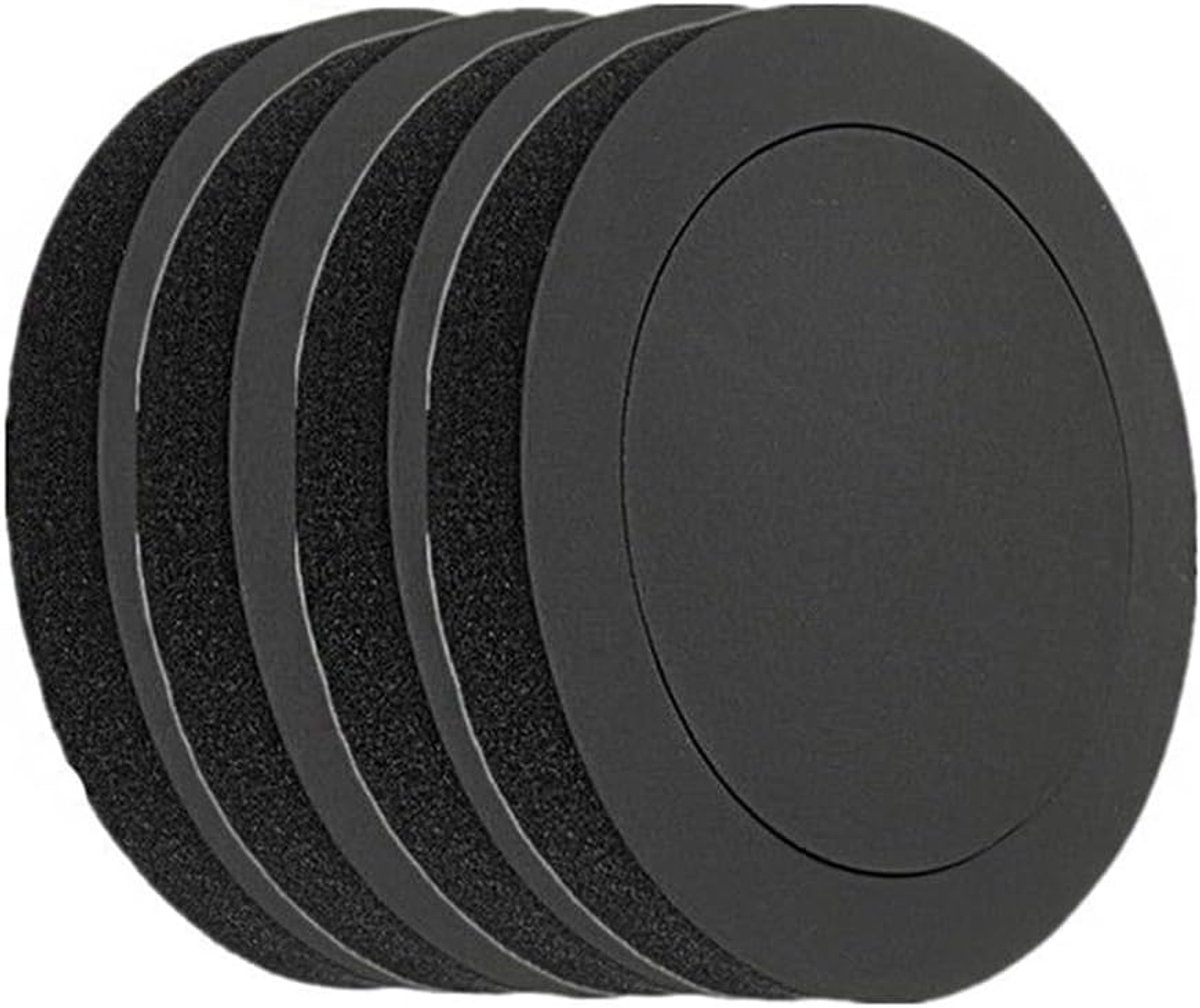 SnelShoppen - 4-pack Zelfklevende Auto Schuimluidspreker Versterkersysteemkit voor 6- en 6.5-inch Luidsprekers - Geluiddichte Wattenschijfjes voor Opt