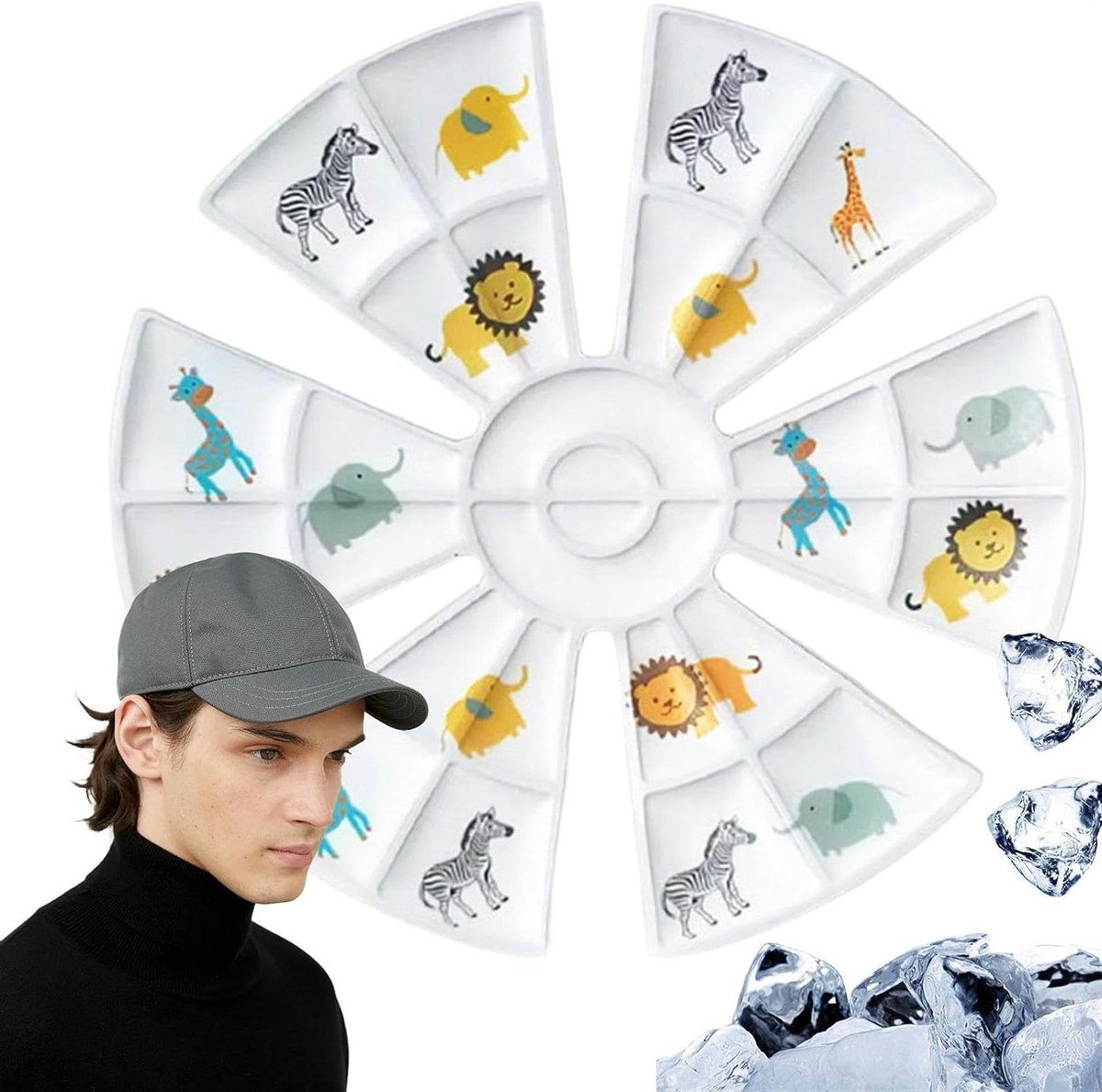 Helm Koel Pack - Hoed Koel Inzet - Buiten Comfort - Herbruikbare Koeling - Maat S - Niet Gespecificeerd