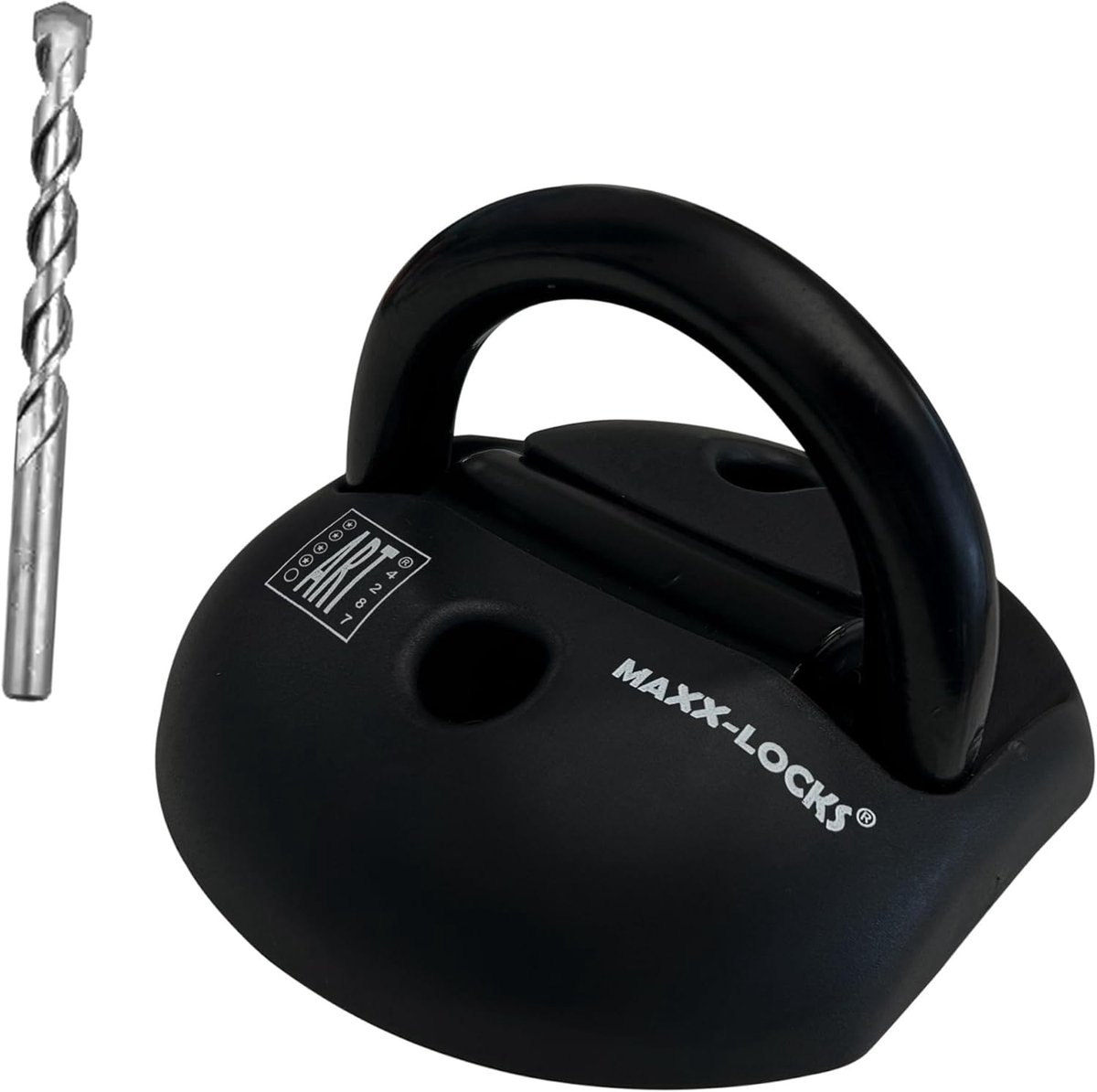 SnelShoppen - Maxxsloten Ground Anchor - ART 4 Goedkeur - Muuranker - Grondanker - Inclusief 16 mm Boor - Beveiliging Voor Tweewielers - Veiligheidsop