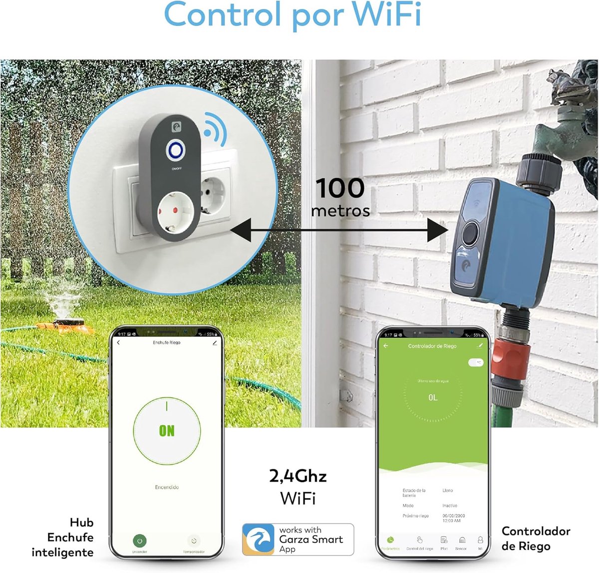 Automatische WiFi Tuinberegening met Timer en Druppelsysteem