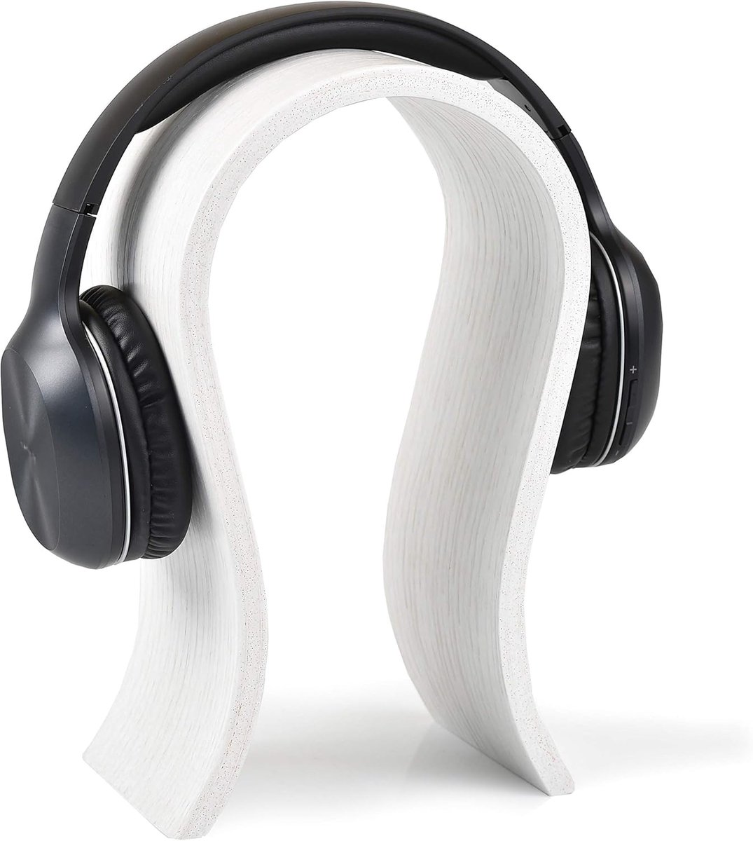 SnelShoppen - Houten Headphone Stand - Minimalistische Deskhouder voor Hoofdtelefoon - Plywood, Omega Vorm, Perfecte Presentatie, Desk Decoratie, Gesc