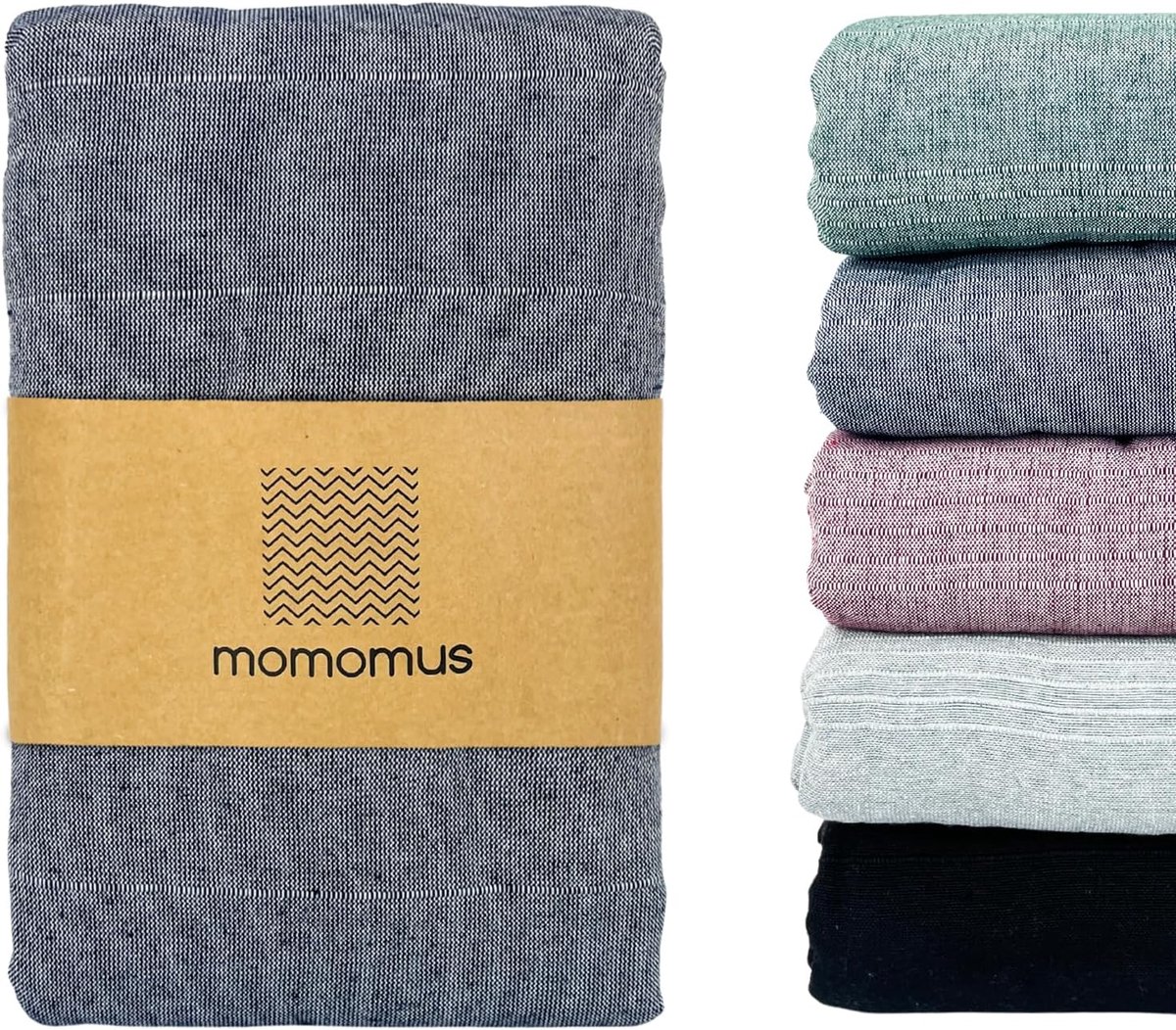 SnelShoppen - Multifunctionele Bedspread, Praktische Foulard, Beschermende Beddeken voor 3 en 2 Zits Sofa, Comfortabele Plaid Dekens 230x260 cm in Bla