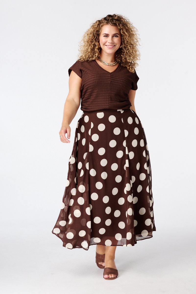 MS Mode Rok Midi rok met print