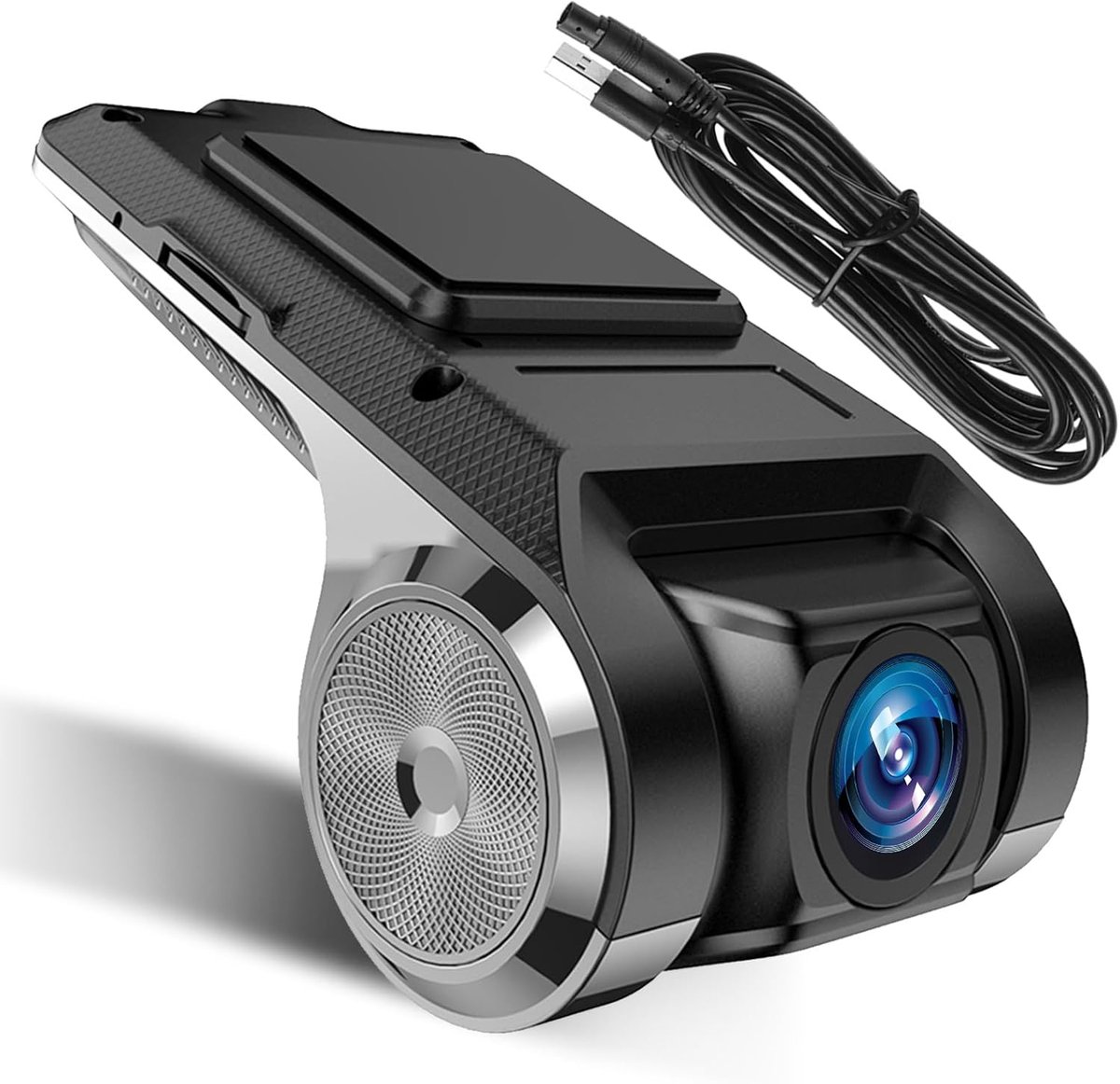 SnelShoppen - HD 1080P Auto DVR Camera met 32GB Kaart, Mini USB Dash Cam voor Android Autoradio, Nachtzicht, Loop Recording, ADAS, Automatische Opname